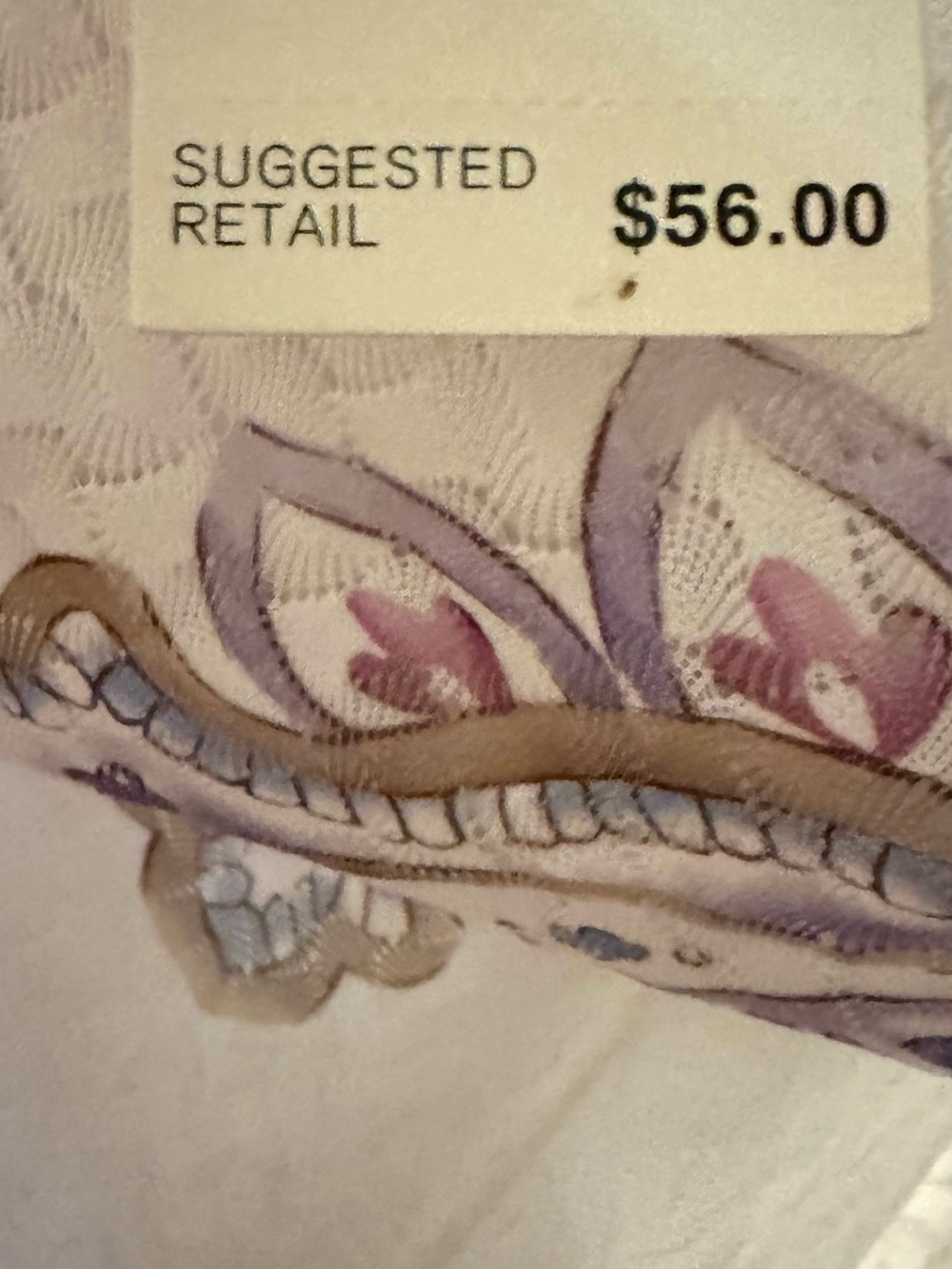 NWT Beautiful Alfred Dunner Cream w/Border Print Top XLARGE/PETITE #M - Picture 8 of 11